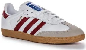 Adidas Samba OG In White Red