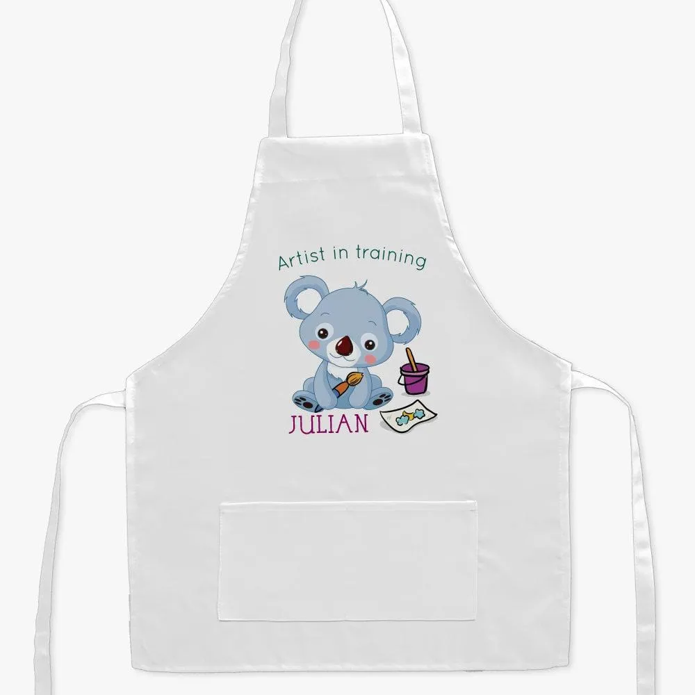 Artist In Training Personalized Kids Apron