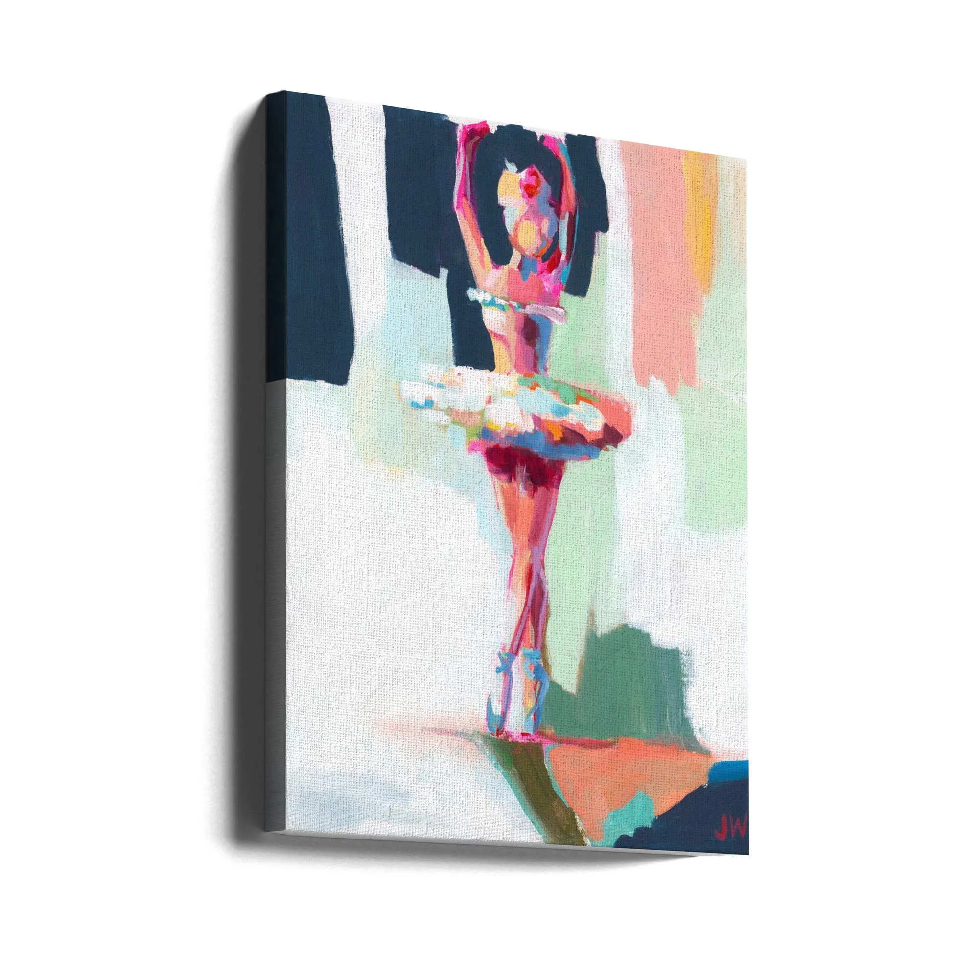 Ballerina - Stretched Canvas, Poster or Fine Art Print