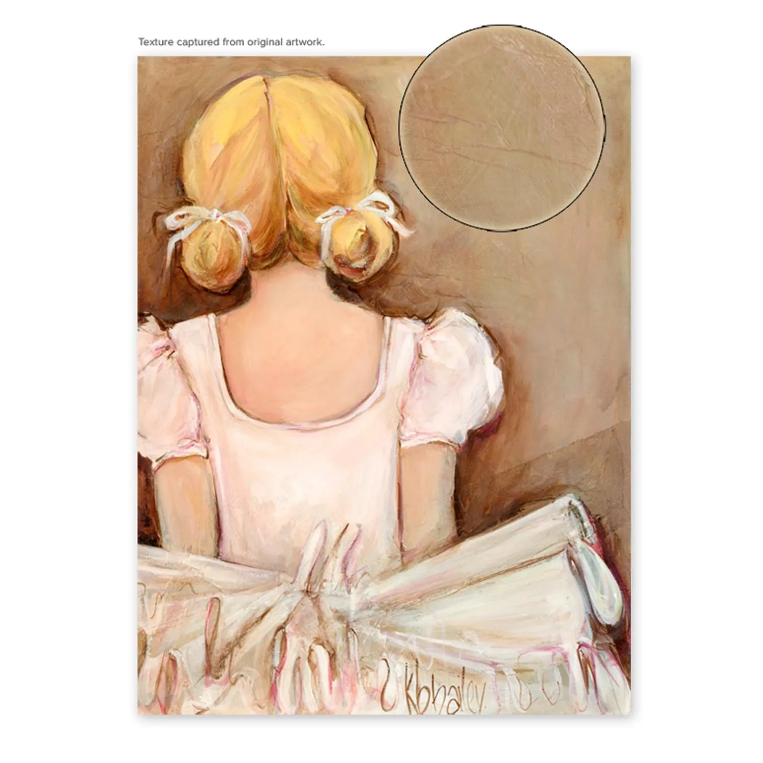 Beautiful Ballerina - Blonde Canvas Wall Art