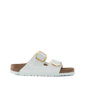 BIRKENSTOCK SANDALO ARIZONA BIG BUCKLE 1019818 BIANCO LUCIDO