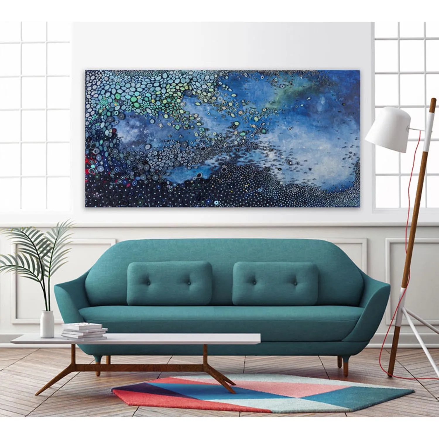 Blueberry Coast Canvas Wall Art