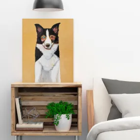 Border Collie Canvas Wall Art