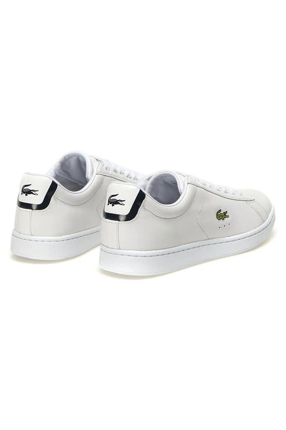 Carnaby Evo BL 1 White with Black Trim Leather Sneaker