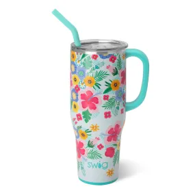 Island Bloom   Swig Mega Mug 40oz