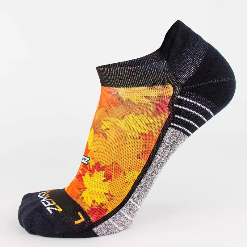 Maple Leaves Running Socks (No Show)