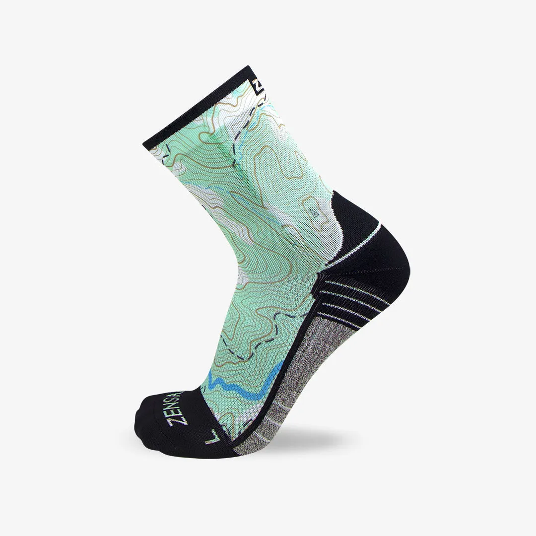 Topography Socks (Mini Crew)