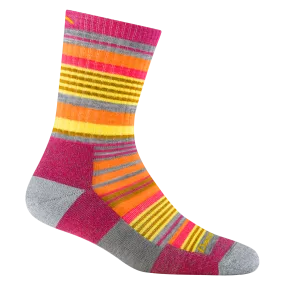 Women's Sierra Stripe Micro Crew  Lightweight Hiking Sock